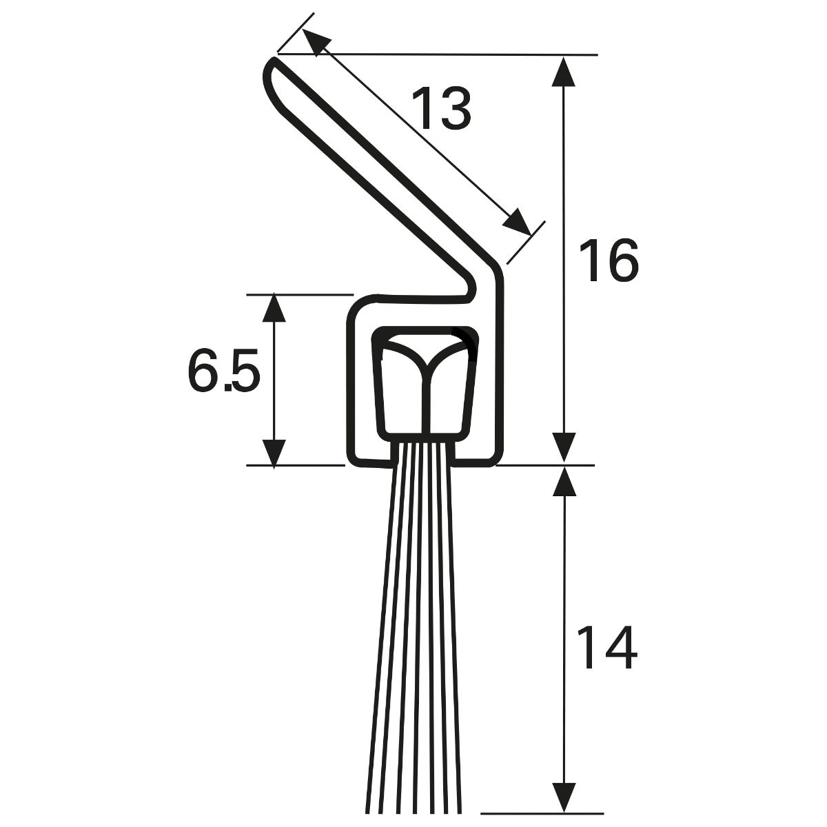 Brush Profile “Y3” 1 Brush Profile “Y3”