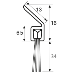 Brush Profile “Y3” 5 Brush Profile “Y3” -Barrier Components 0502003
