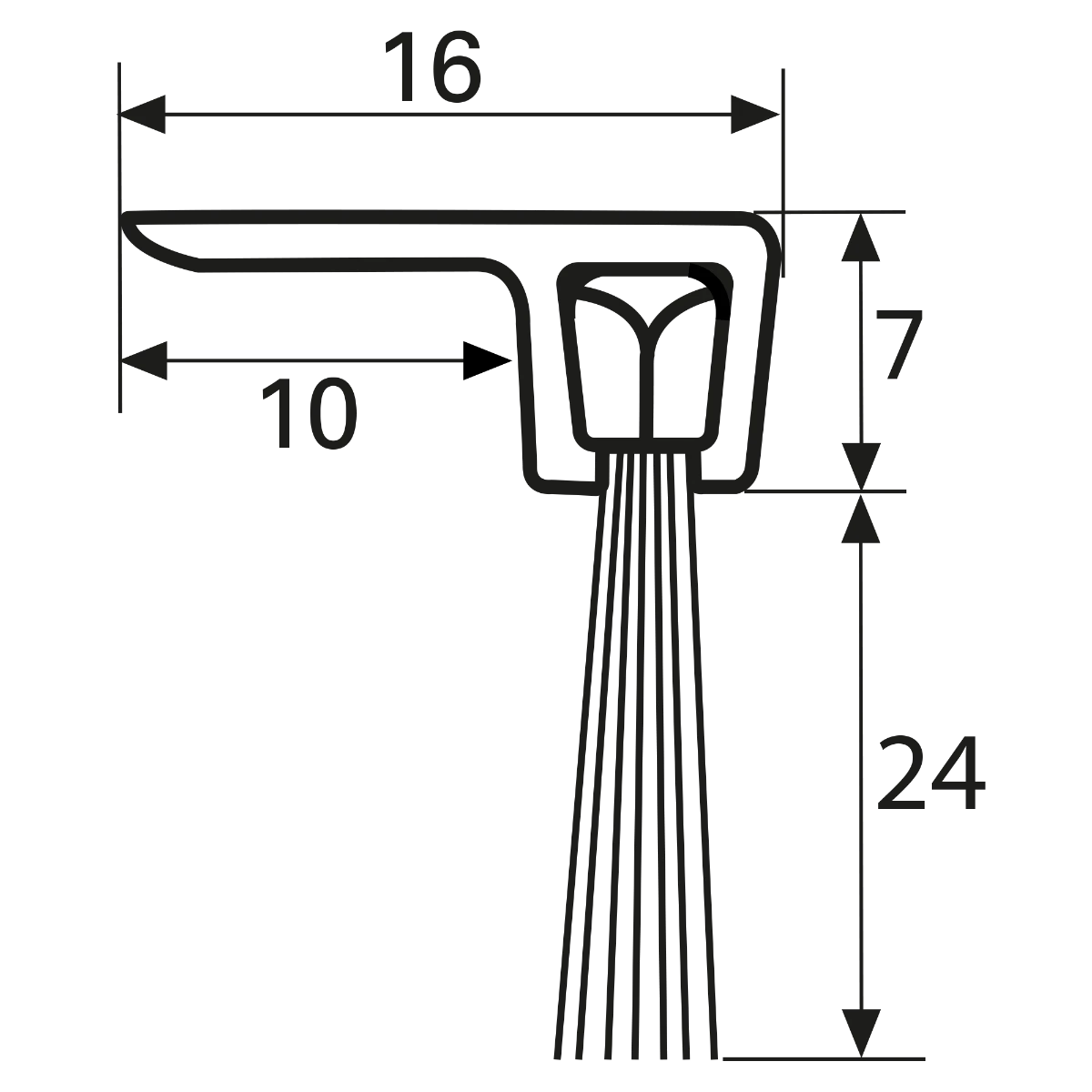 Brush Profile “F3” 2 Brush Profile “F3” - Image 2