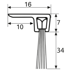 Brush Profile “F3” 5 Brush Profile “F3” -Barrier Components 0503003