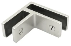 90° Glass To Glass Bracket Stiffener