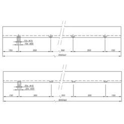 Barrier Sabco OSF Base Fix -Barrier Components rail osf base 4 1